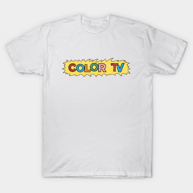 Color TV T-Shirt by Wright Art